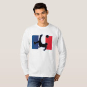 フランスのバイシクルキック Tシャツ (正面フル)
