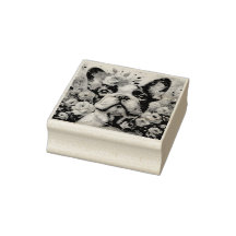 フランスのバラ印象派のブルドッグ絵画