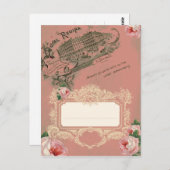 フランスのバラ – はがき (正面/裏面)