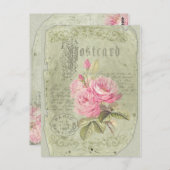 フランスのバラ – はがき (正面/裏面)