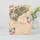 フランスのバラ - 招待状カード 招待状 (スタンド正面)