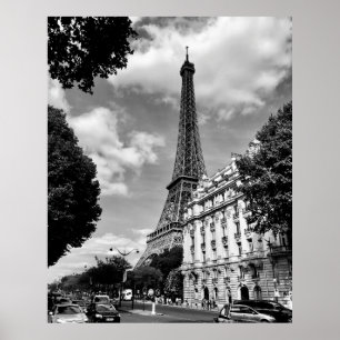 フランスのパリにあるエッフェル塔 ポスター