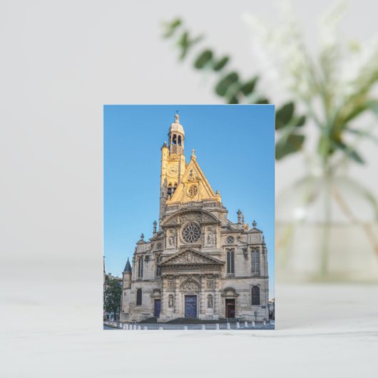 フランスのパリにあるサン・エティエンヌ・デュモン教会 ポストカード (スタンド正面)