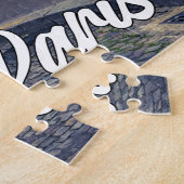 フランスのパリの午後 ジグソーパズル (側面)