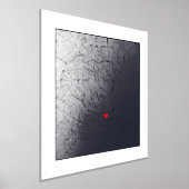 フランスのパリの地エレガント図 箔ポスター (レイダウン)