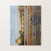 フランスのパリの橋の上にパロックを愛する ジグソーパズル (縦)