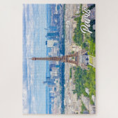 フランスのパリの美しい日 ジグソーパズル (縦)