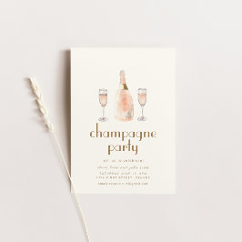 フランスのパリの菓子店パーティー招待状テンプレート 招待状