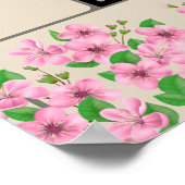 フランスのパリをテーマにした誕生日写真フレームポスター ポスター (角)