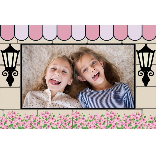 フランスのパリをテーマにした誕生日写真フレームポスター ポスター