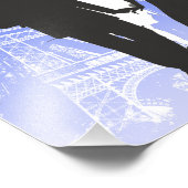 フランスのパリを表示して日付写真を保存 フォトプリント            (角)