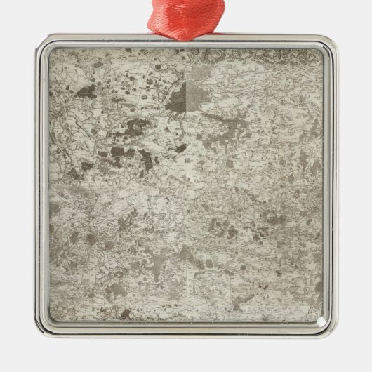 フランスのパリ地域 メタルオーナメント (正面)