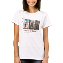 フランスのパリ。エッフェル、ルーヴル、凱旋門