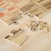 フランスのパリ ジグソーパズル (側面)