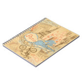 フランスのパリ ノートブック (左側)