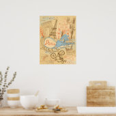 フランスのパリ ポスター (キッチン)