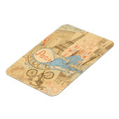 フランスのパリ マグネット (左側)