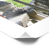 フランスのビランドリー宮殿のブドウのアーバーの写真 フォトプリント (角)