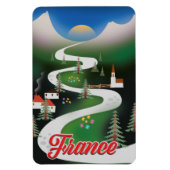 フランスのビンテージスタイルの旅行ポスター マグネット (縦)