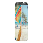 フランスのビーチのブルドッグ、犬の恋人のための夏の贈り物 タンブラー (裏面)