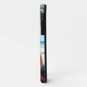 フランスのビーチのブルドッグ、犬の恋人のための夏の贈り物 Case-Mate iPhoneケース (裏面/左)