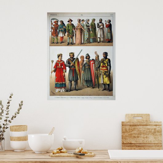 フランスのファッション ポスター (キッチン)