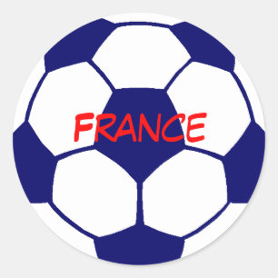 フランスのフットボールのステッカー ラウンドシール
