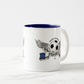 フランスのフットボールの全国代表チームサポータマグ ツートーンマグカップ (正面右)