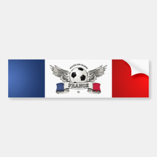 フランスのフットボール・チームサポータバンパーステッカー バンパーステッカー