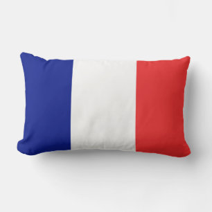 フランスのフランス語Tricoloreの旗 ランバークッション