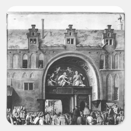 フランスのフランソワ山地の立入 スクエアシール (正面)