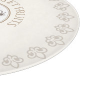 フランスのフルーツとチーズヤギ カッティングボード (角)