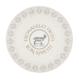 フランスのフルーツとチーズヤギ カッティングボード