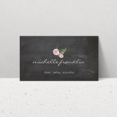 フランスのフローラブーケCHALKBOARD名刺 名刺