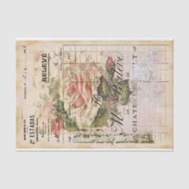 フランスのフローラ受信ティッシュペーパー 薄葉紙