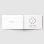 フランスのフローラ対モノグラ結婚ム ゲストブック (全面)