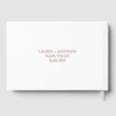 フランスのフローラ対モノグラ結婚ム ゲストブック (裏面)