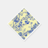 フランスのフローラ紙 スタンダードカクテルナプキン (角)