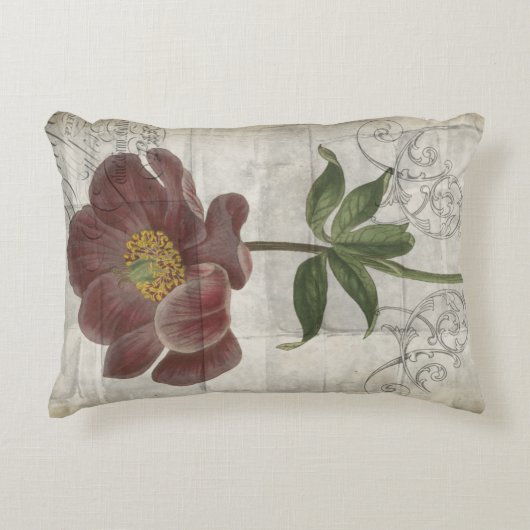 フランスのフローラ アクセントクッション (正面)