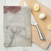 フランスのフローラ キッチンタオル (四つ折り)