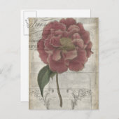 フランスのフローラ ポストカード (正面/裏面)