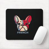 フランスのブルドッグおもしろい1 マウスパッド (マウス)