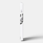 フランスのブルドッグとハートバレンタインデー Case-Mate iPhoneケース (裏面 / 左)