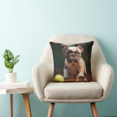 🐶フランスのブルドッグ🎾テニスボール付き クッション (椅子)