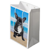 フランスのブルドッグビーチ ミディアムペーパーバッグ (裏面アングル)