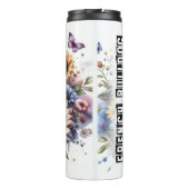 フランスのブルドッグフローラおもしろい タンブラー (裏面)