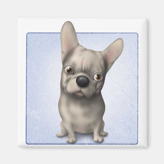 フランスのブルドッグ マグネット (正面)