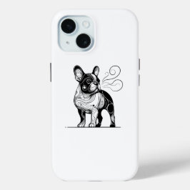 フランスのブルドッグ – 愛犬家 iPhone 15ケース