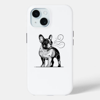 フランスのブルドッグ – 愛犬家 iPhone 15ケース