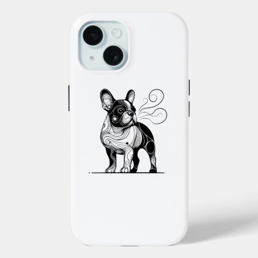 フランスのブルドッグ – 愛犬家 Case-Mate iPhoneケース (裏面)